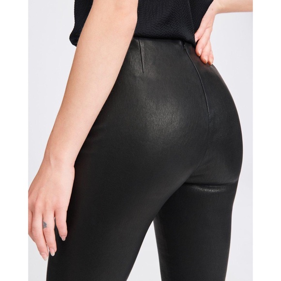 Rag and Bone Stretch Skinny Leather Pants - Picture 4 of 12